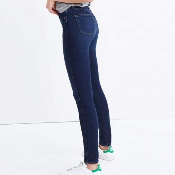 Women's Dark Blue Skinny Jeans - Picture 4 of 10